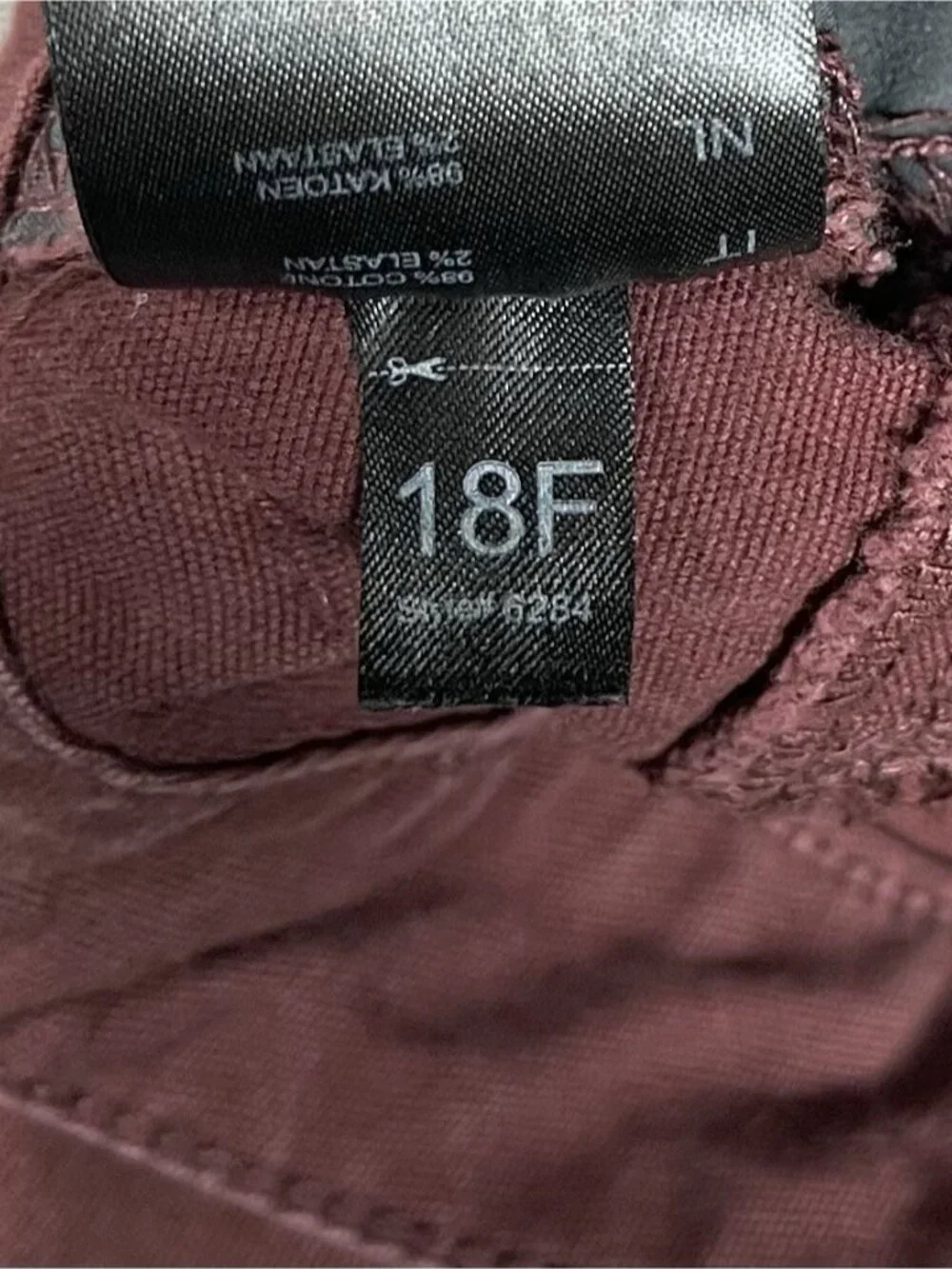 Kuhl Brooke Outdoor Burgundy Red Canvas Skinny Pants - Women Size 4 X 28.5